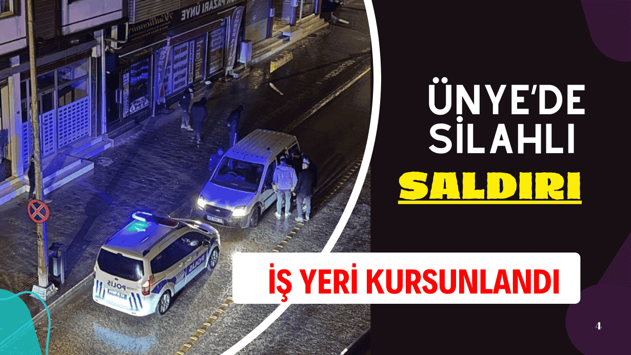 Ünye'de Koleksiyoncuya Gece Silahlı Saldırı!