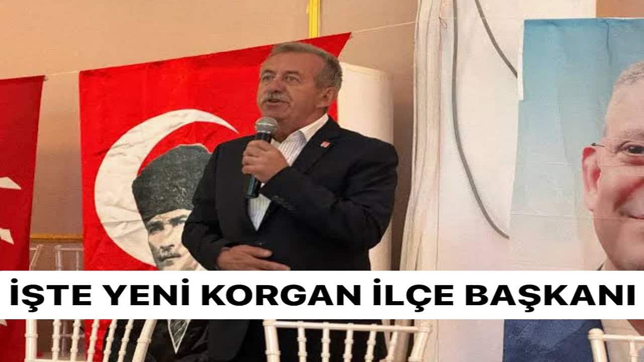 İşte Yeni Korgan İlçe Başkanı