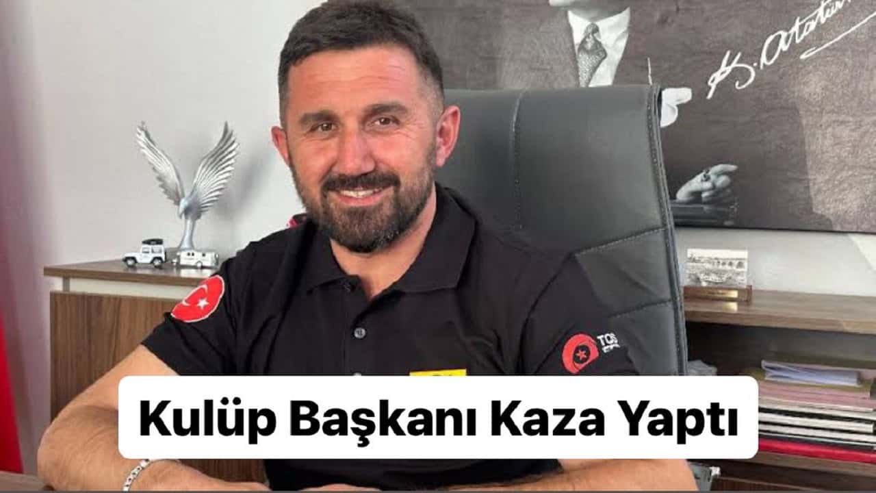 Kulüp Başkanı Kaza Yaptı