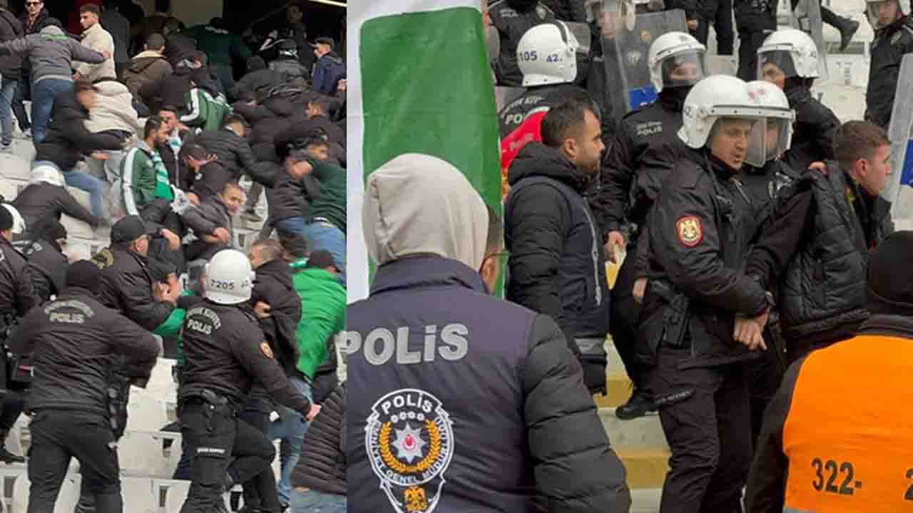 Konyaspor - Antalyaspor Maçında Gergin Anlar