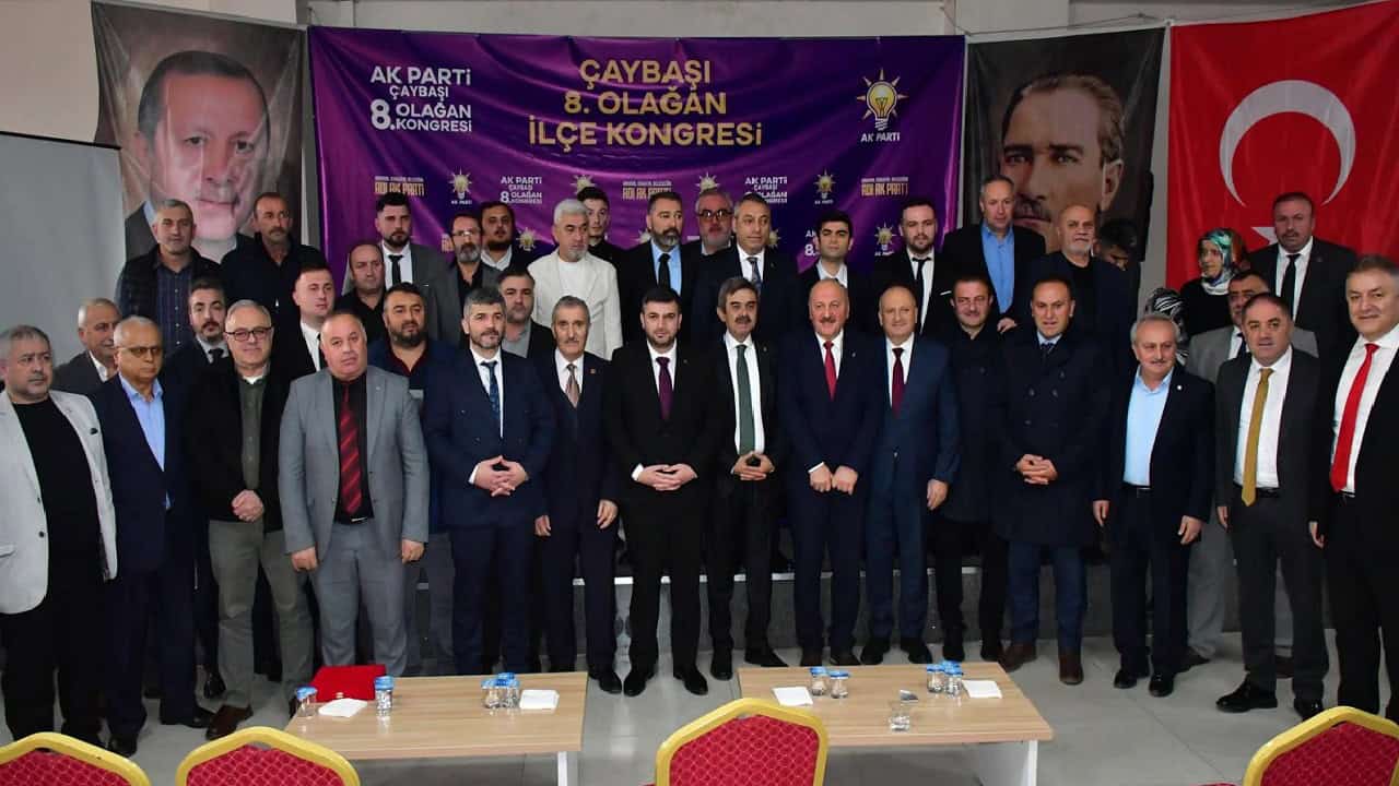 AK Parti Çaybaşı 8. Olağan İlçe Kongresi Tamamlandı