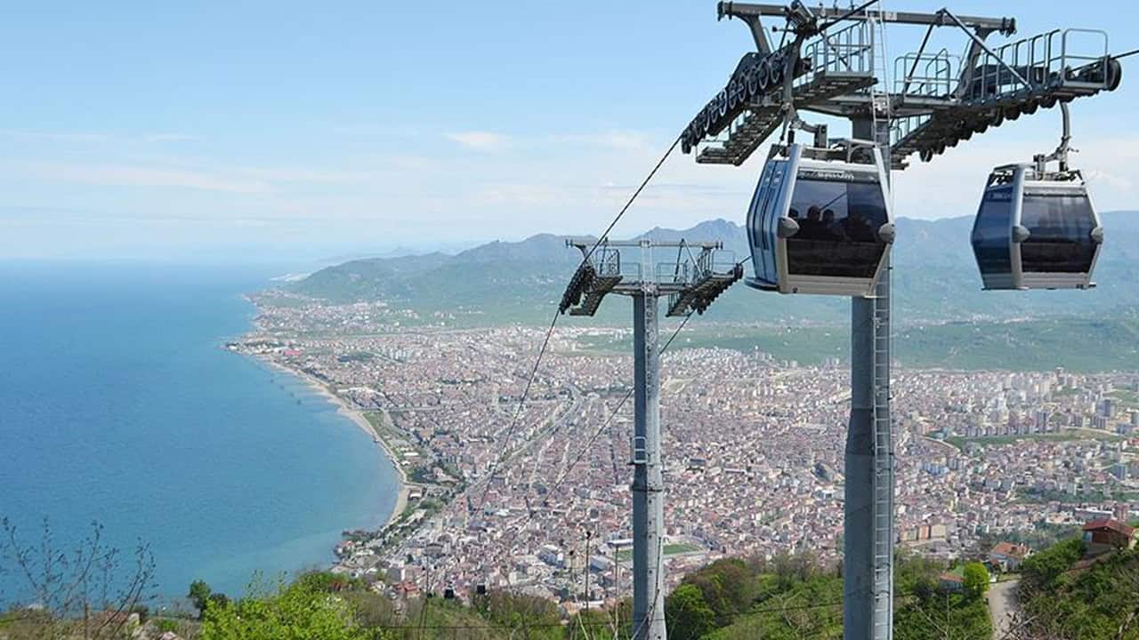 Ordu Boztepe Teleferiği'nin Bakım Çalışmaları Uzadı