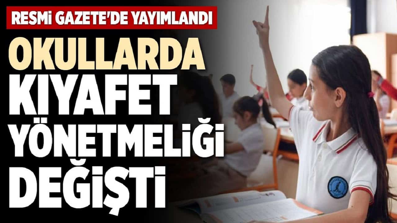 Okullarda Kıyafet Düzeni Yenilendi