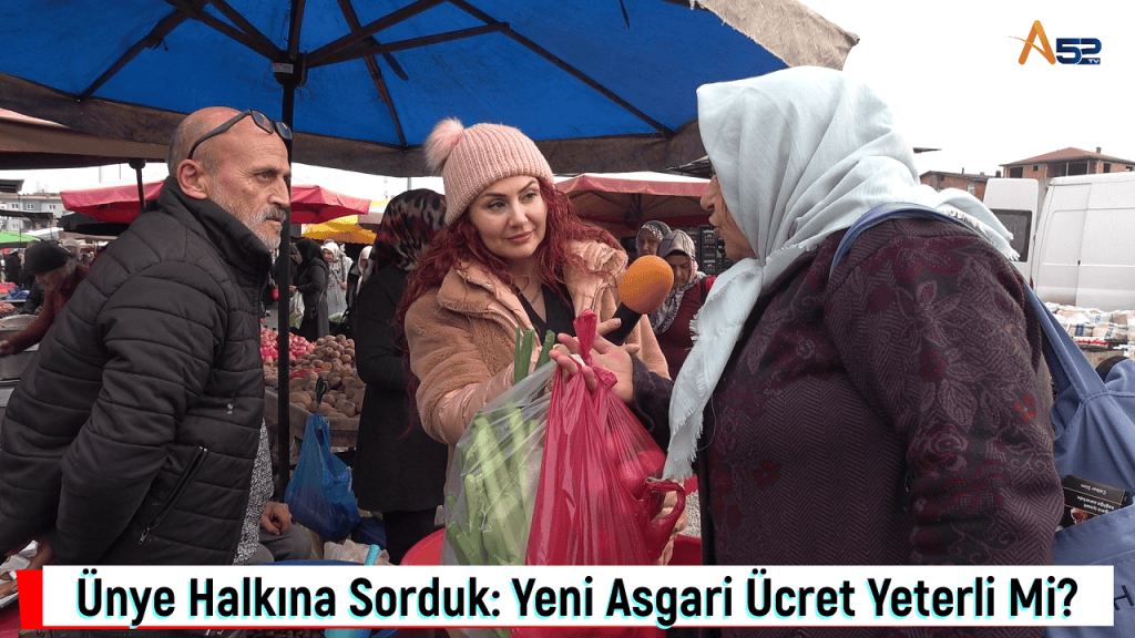 Ünye Halkına Sorduk: Yeni Asgari Ücret Yeterli Mi?