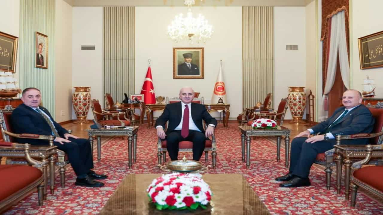 Başkan Tavlı, Numan Kurtulmuş'u ziyaret etti