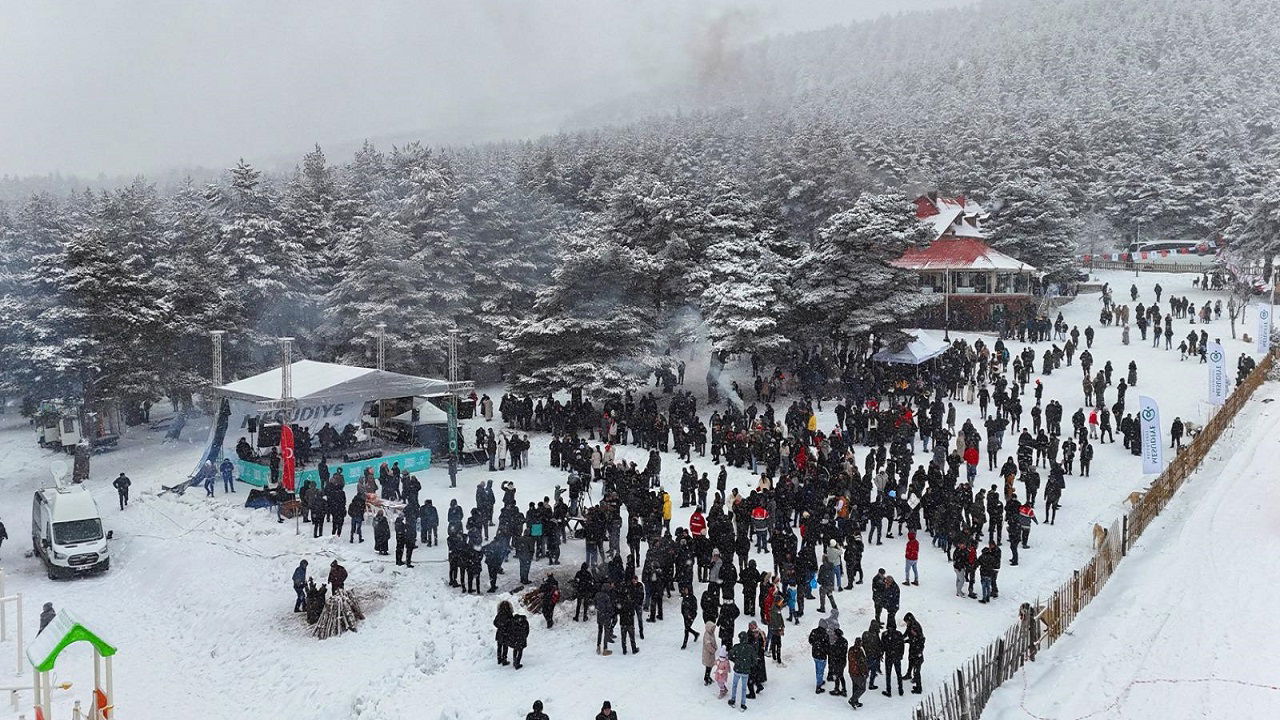 Keyfalan Yaylası’nda Kar Festivali Coşkusu