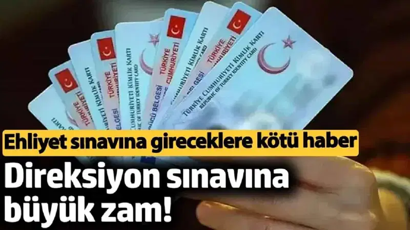 2025 Yılıyla Direksiyon Sınav Ücretlerine Rekor Zam