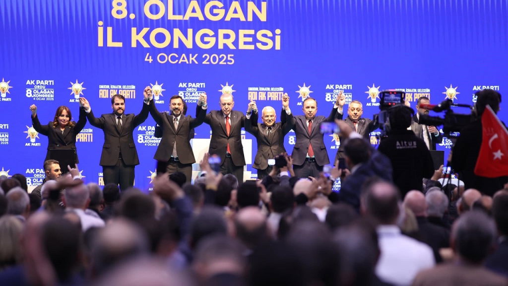 AK Parti Ordu 8. İl Kongresi Tek Listeyle Gerçekleşti