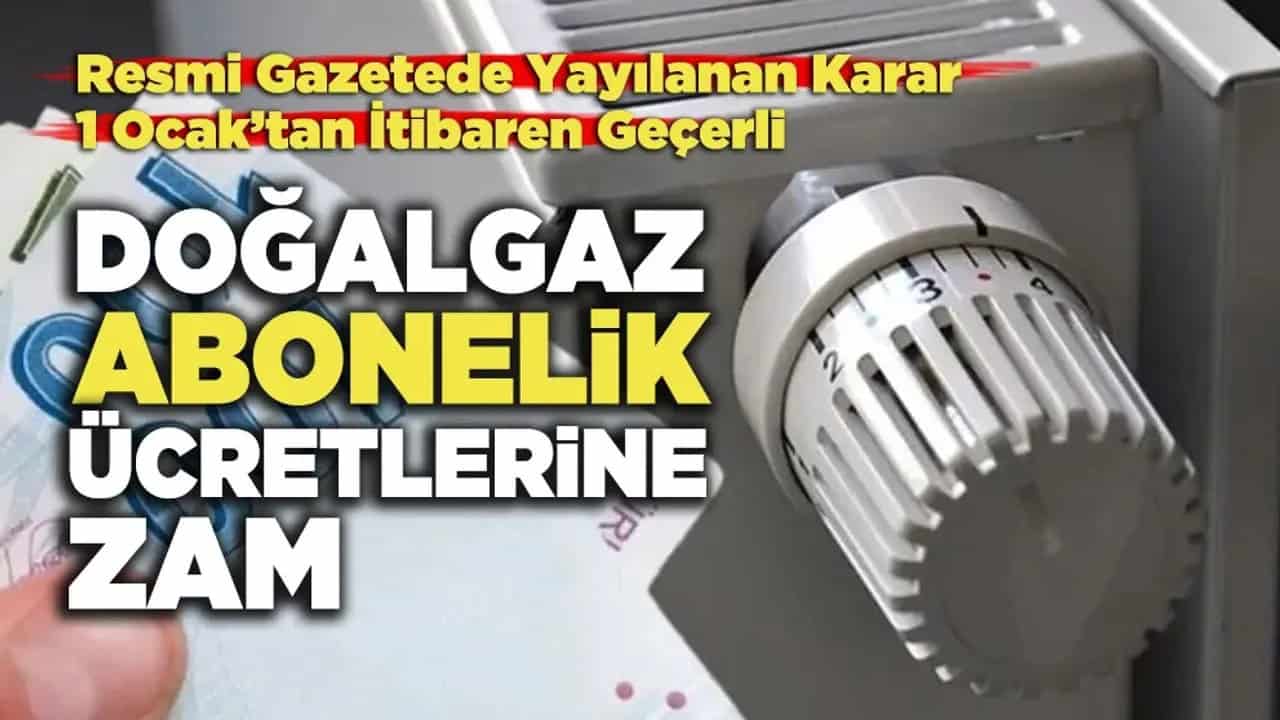 EPDK, 2025 Doğalgaz Ücretlerini Açıkladı