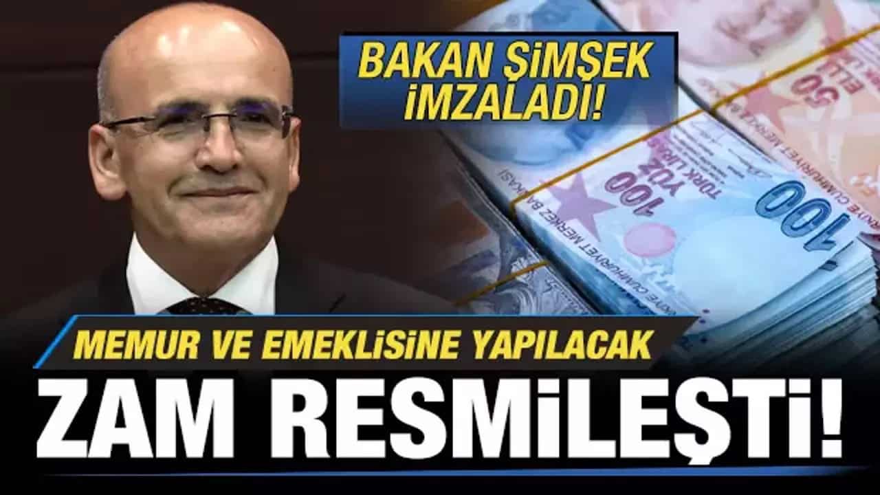 Memur ve Memur Emeklisi Maaş Zammı Resmi Hale Geldi